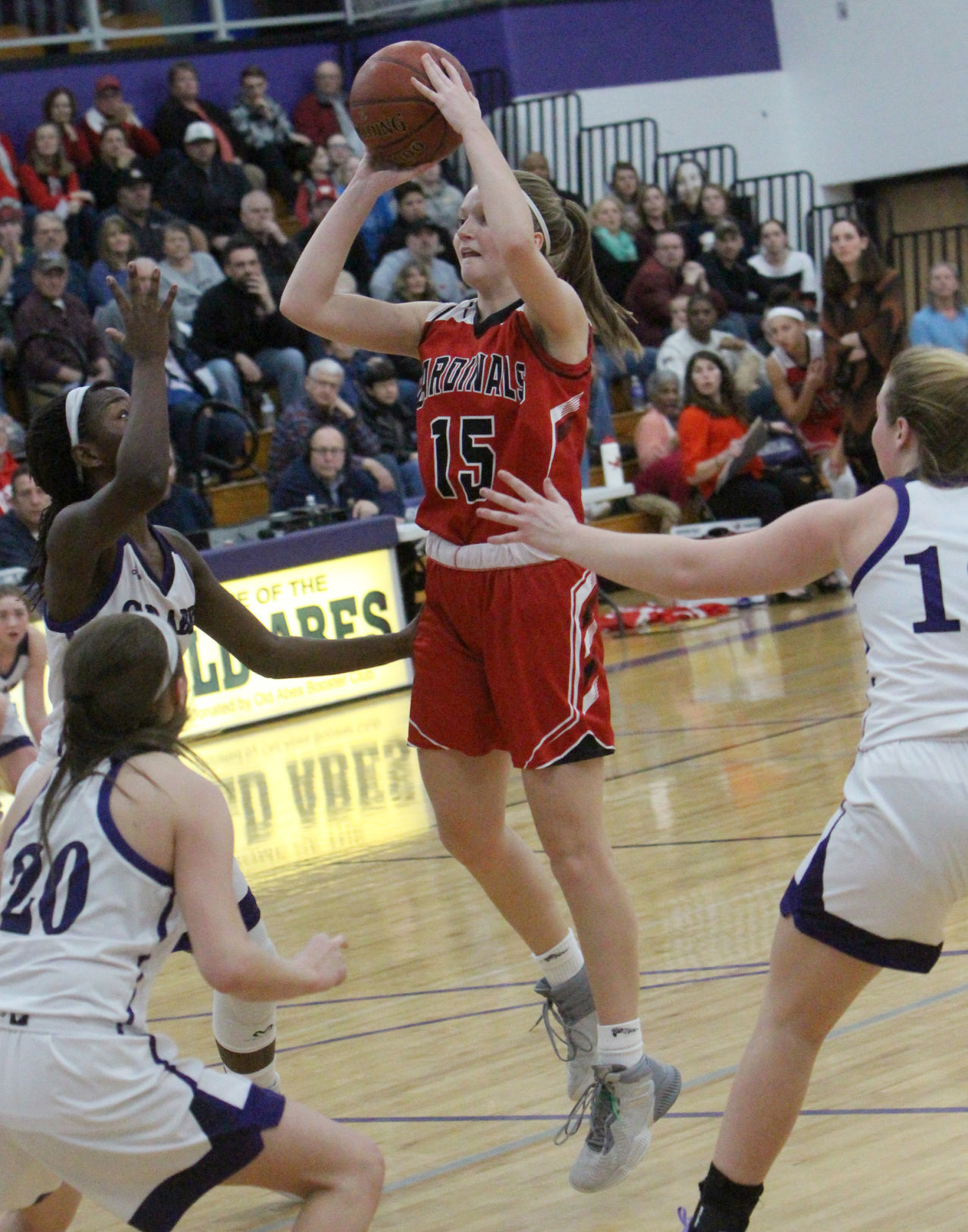 Chi-Hi girls basketball at Eau Claire Memorial 2-28-20